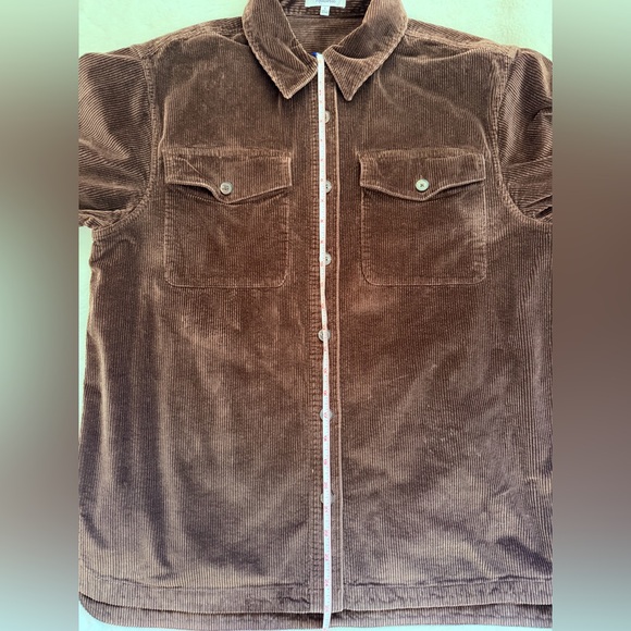 Madewell Corduroy Relaxed Shirt Jacket - Dark Carob - Large - Picture 14 of 16